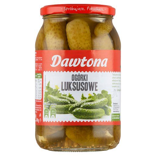 Dawtona Ogórki luksusowe konserwowe 900 g