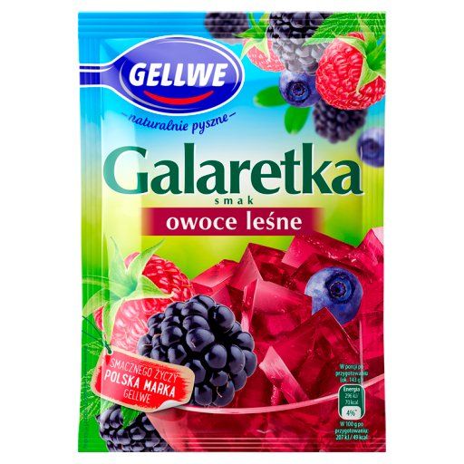 GELLWE GALARETKA OWOCE LEŚNE 72g
