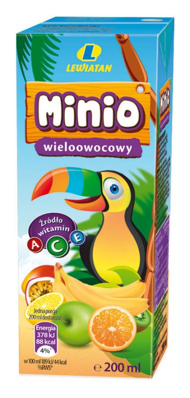 LEWIATAN NAPÓJ MINIO WIELOOW KART 200ml