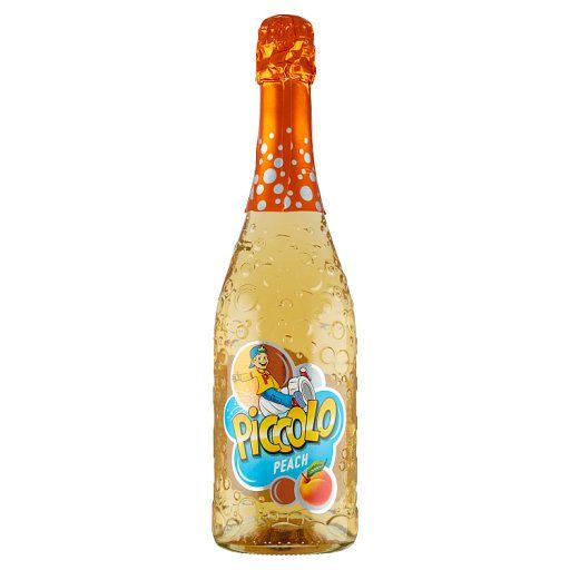 Piccolo Napój bezalkoholowy gazowany o smaku brzoskwiniowym 750 ml