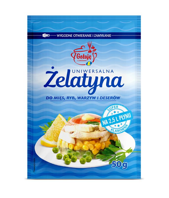 LEWIATAN ŻELATYNA ALEDOBRE SPOŻYWCZA 50g