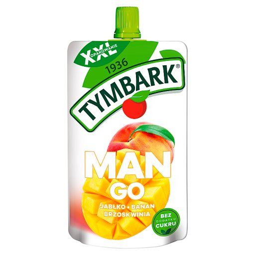 Tymbark XXL Mus mango jabłko banan brzoskwinia 200 g