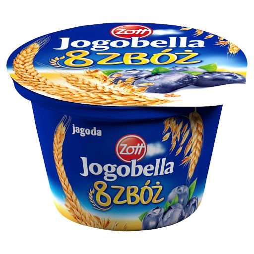 ZOTT JOGURT JOGOBELLA 8 ZBÓŻ 200G.