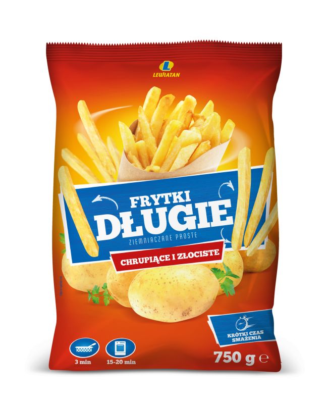 LEWIATAN FRYTKI DŁUGIE 750G.