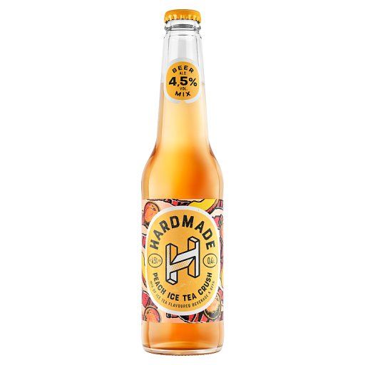 Hardmade Peach Ice Tea Crush Piwo z napojem o smaku czarnej herbaty i brzoskwini 400 ml