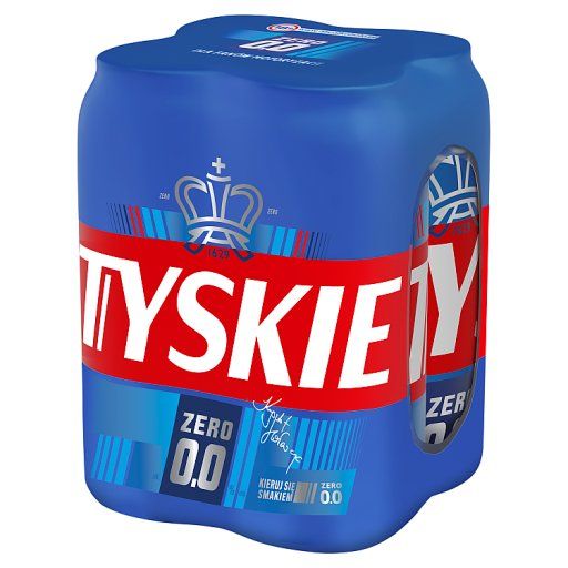 Tyskie Piwo bezalkoholowe 2 l (4 x 0,5 l)