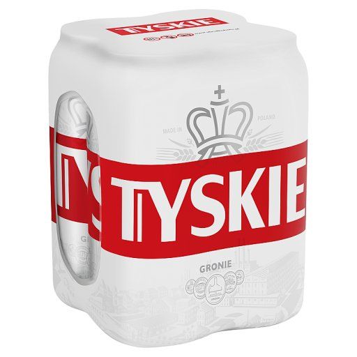 Tyskie Piwo jasne 2 l (4 x 0,5 l)