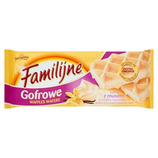 FAMILIJN WAFLE GOFROWE WANILIA 130G.