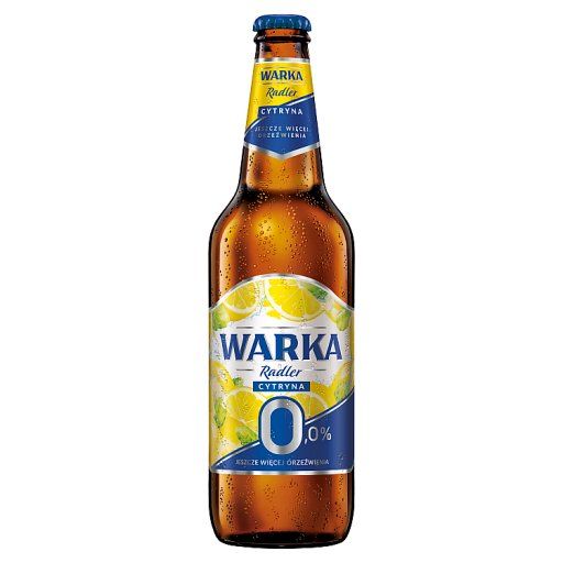 Warka Radler Bezalkoholowy napój piwny cytryna 500 ml