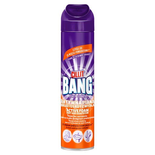 Cillit Bang Środek czyszczący aktywna piana brud i osady z mydła 600 ml