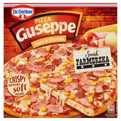 Dr. Oetker Guseppe Pizza z szynką i salami chorizo 400 g