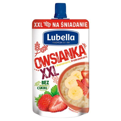 Lubella Owsianka XXL z bananami truskawkami 170 g