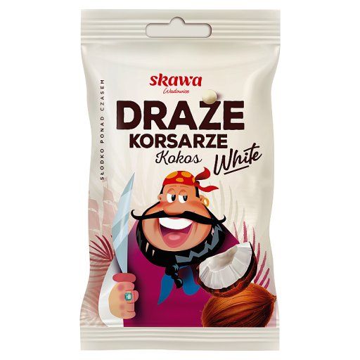 Wadowice Skawa Korsarze Draże kokos white 70 g