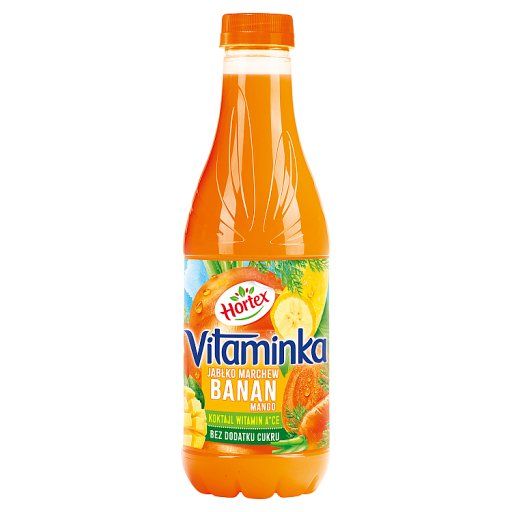 Hortex Vitaminka Sok jabłko marchew banan mango 1 l