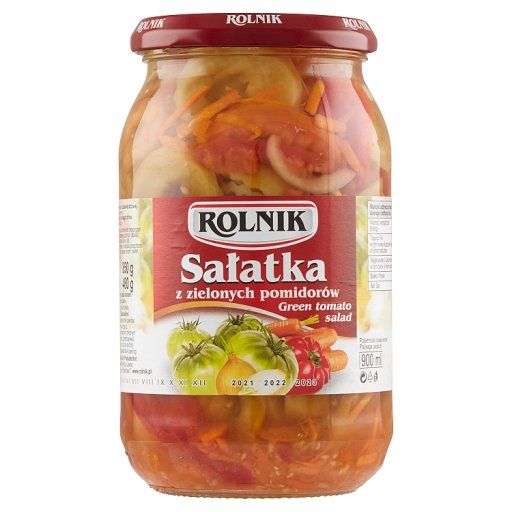 Rolnik Sałatka z zielonych pomidorów 850 g