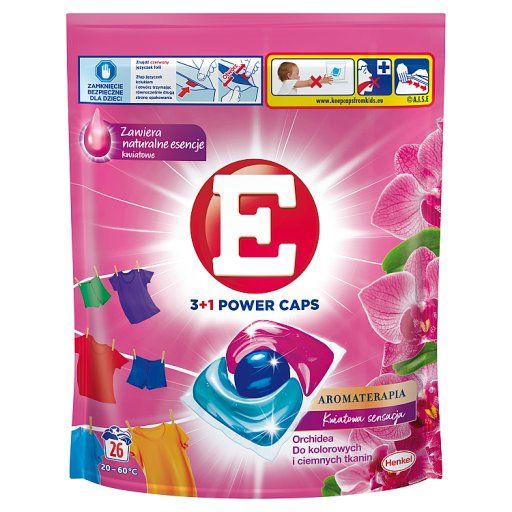 E Aromaterapia Skoncentrowany środek do prania kolorowych i ciemnych tkanin orchidea 312 g (26 prań)