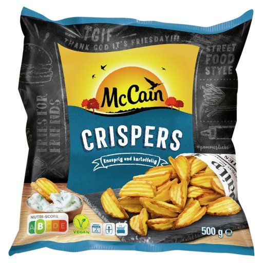 McCain Solone frytki karbowane ze skórką 500 g