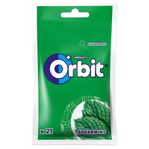 Orbit Spearmint Bezcukrowa guma do żucia 29 g (21 sztuk)