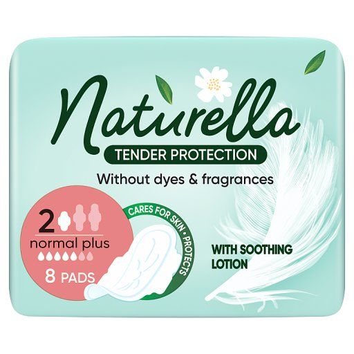 Naturella Ultra Tender Protection Normal Plus, Bez barwników i substancji zapachowych, podpaski Xszt