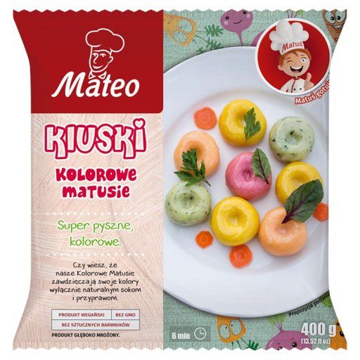 Mateo Kluski kolorowe matusie 400 g
