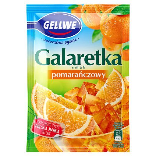 Gellwe Galaretka smak pomarańczowy 72 g