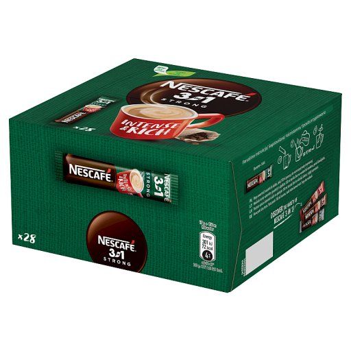 Nescafé 3in1 Strong Rozpuszczalny napój kawowy 476 g (28 x 17 g)