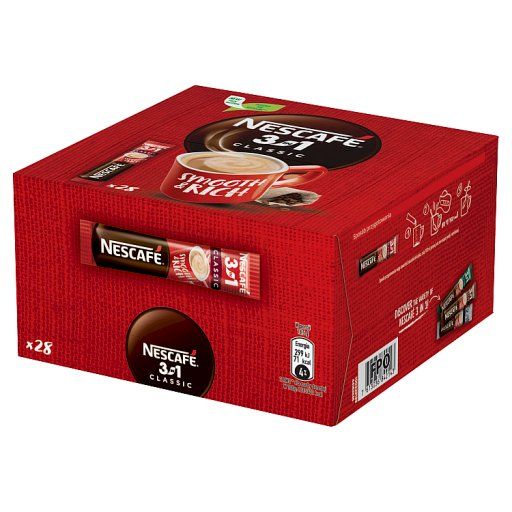 Nescafé 3in1 Classic Rozpuszczalny napój kawowy 462 g (28 x 16,5 g)