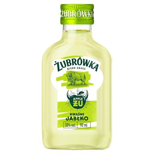 Żubrówka Napój spirytusowy kwaśne jabłko 90 ml