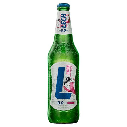Lech Free Piwo bezalkoholowe o smaku smoczego owocu i winogrona 500 ml