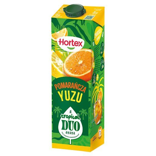 Hortex Tropical Duo Napój wieloowocowy pomarańcza yuzu 1 l