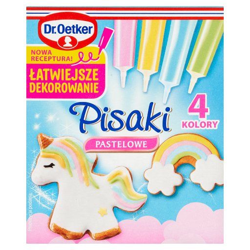 Dr. Oetker Pisaki pastelowe 68 g (4 x 17 g)