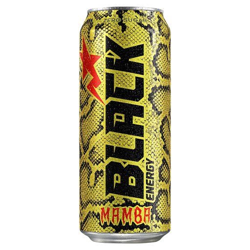 Black Energy Zero Sugar Mamba Gazowany napój energetyzujący 500 ml