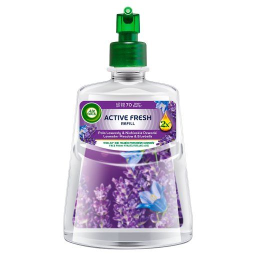 Air Wick Active Fresh Wkład zapachowy pola lawendy & niebieskie dzwonki 228 ml