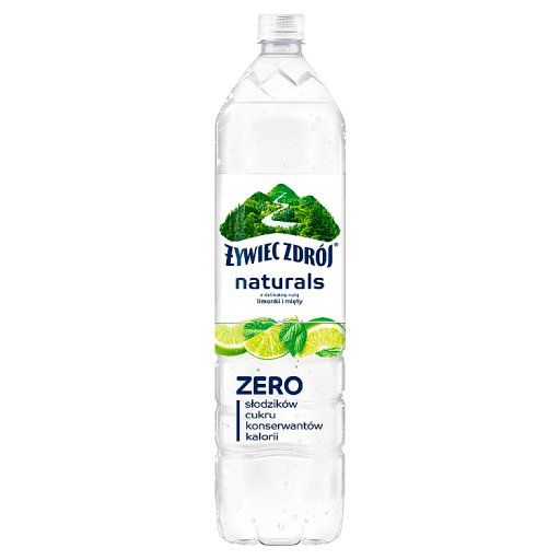 Żywiec Zdrój Naturals Napój niegazowany z delikatną nutą limonki i mięty 1,2 l