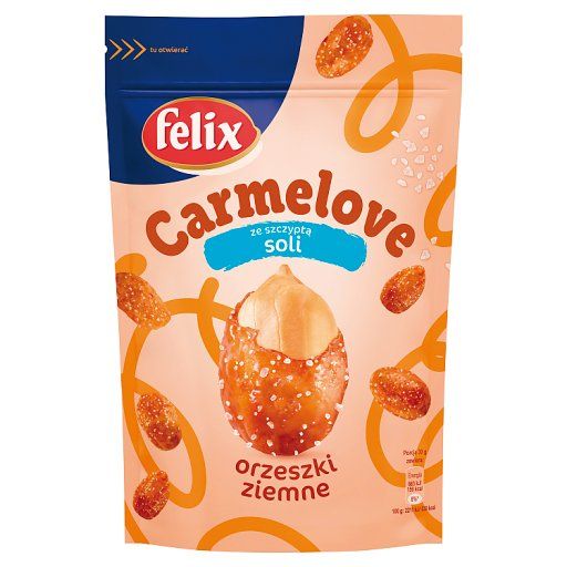 Felix Carmelove Orzeszki ziemne w karmelu ze szczyptą soli 160 g