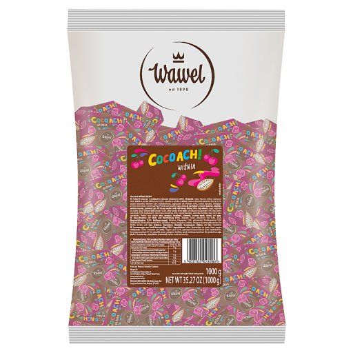 Wawel CocoAch! Cukierki kakaowe wiśnia 1000 g