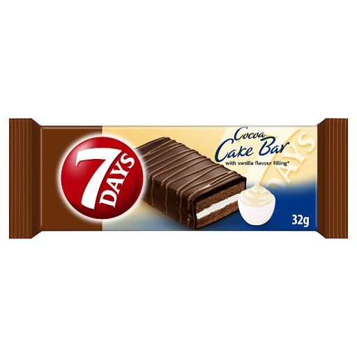 7 Days Miękkie ciastko z nadzieniem o smaku waniliowym pokryte polewą kakaową 32 g