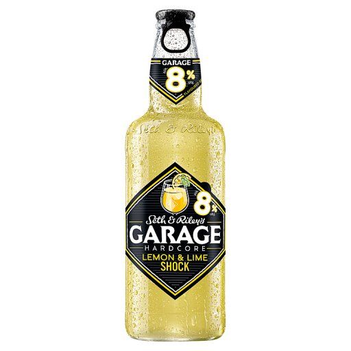 Seth & Riley's Garage Hardcore Piwo aromatyzowane o smaku cytryny z nutą limonki 400 ml