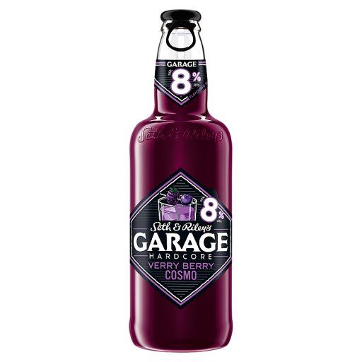 Seth & Riley's Garage Hardcore Piwo aromatyzowane o smaku jagodowo-jeżynowym 400 ml
