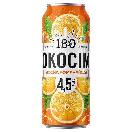 Okocim Piwo jasne mocna pomarańcza 500 ml