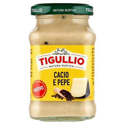Tigullio Sos serowy z czarnym pieprzem cacio e pepe 185 g