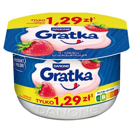 Gratka Deser o smaku truskawkowym 115 g