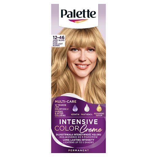 Palette Intensive Color Creme Farba do włosów w kremie 12-46 (BW12) jasny blond nude