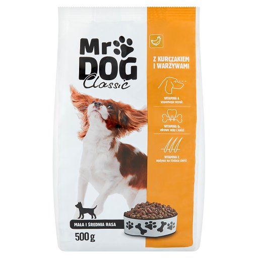 Mr Dog Classic Karma dla psów z kurczakiem i warzywami 500 g