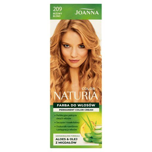 Joanna Naturia Color Farba do włosów beżowy blond 209