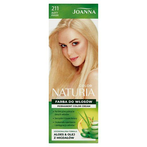 Joanna Naturia Color Farba do włosów złoty piasek 211