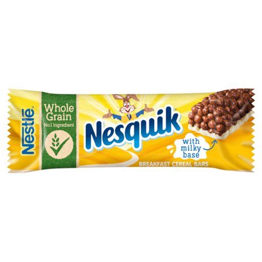 Nestlé Nesquik Płatki śniadaniowe w formie batonika 25 g