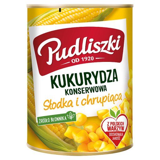 Pudliszki Kukurydza konserwowa 400 g