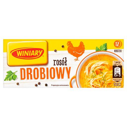 Winiary Rosół drobiowy 120 g (12 sztuk)