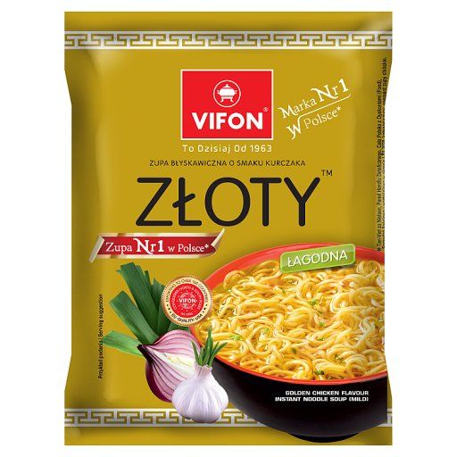 Vifon Zupa błyskawiczna o smaku kurczaka złoty 70 g